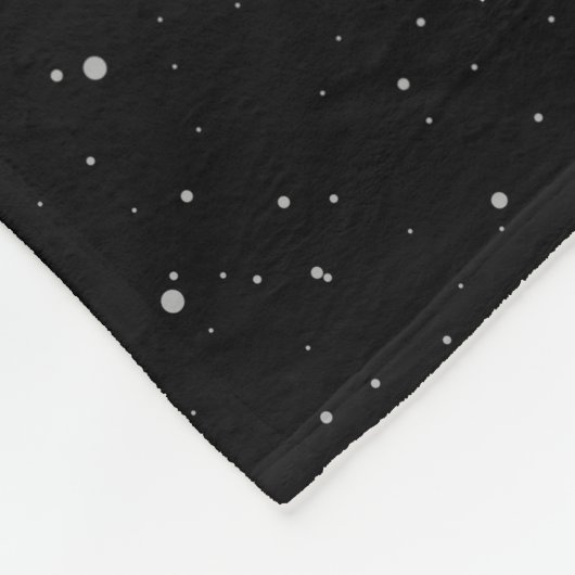 Planet Neptune & Stars Fleecedecke (Ecke)