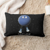 Planet Neptune & Stars Lendenkissen (Decke)