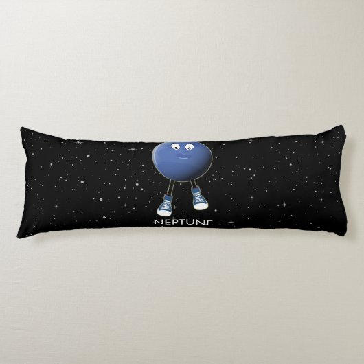 Planet Neptune & Stars Seitenschläferkissen (Vorderseite)