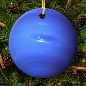 Planet Neptune Weihnachtsbaum Keramik Ornament