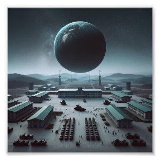 Planet Nordkorea Fotodruck