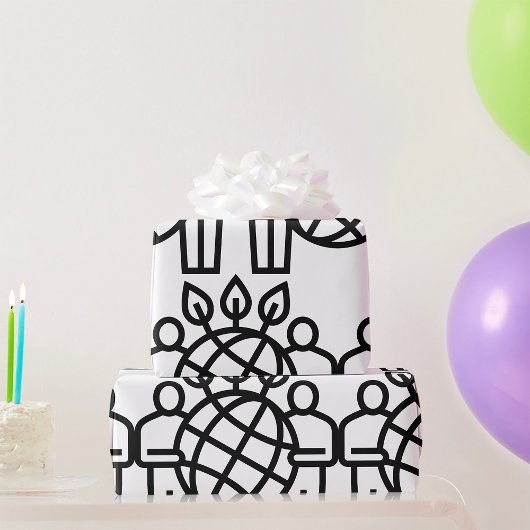 Planet Ökosystem Geschenkpapier