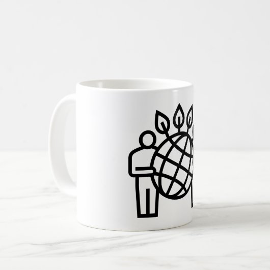 Planet Ökosystem Kaffeetasse (Vorderseite Links)
