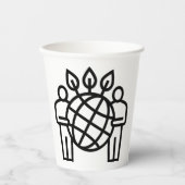 Planet Ökosystem Pappbecher (Vorderseite)