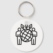 Planet Ökosystem Schlüsselanhänger (Vorderseite)