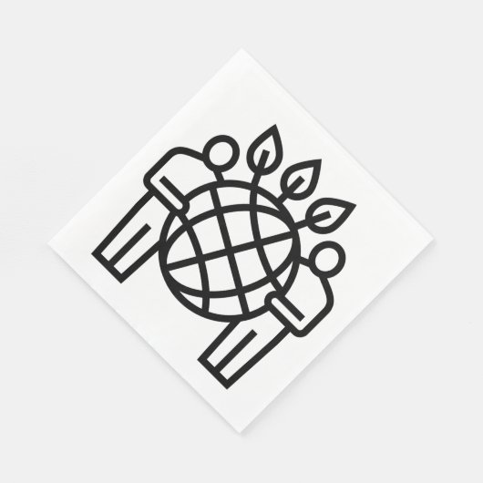 Planet Ökosystem Serviette (Ecke)