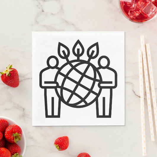 Planet Ökosystem Serviette