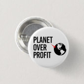 Planet-over-Profit Button (Vorne & Hinten)
