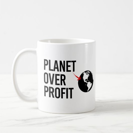 Planet-over-Profit Kaffeetasse (Links)