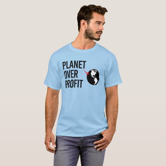 Planet-over-Profit T-Shirt (Vorne ganz)
