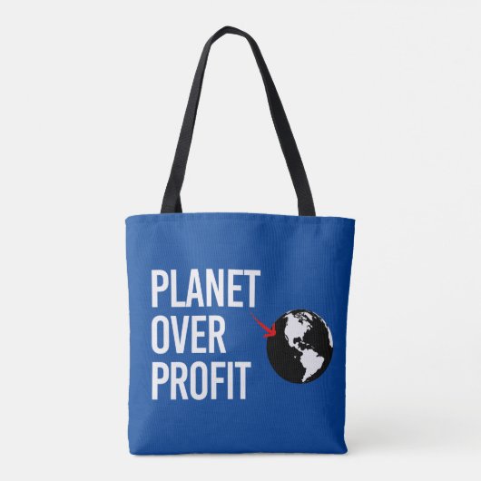 Planet-over-Profit Tasche (Rückseite)