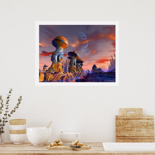 Planet P20 Poster (Küche)