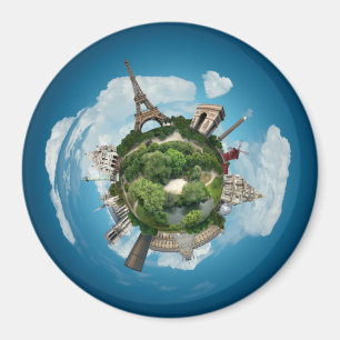 Planet Paris Magnet