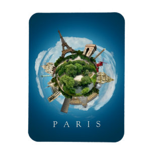 Planet Paris Magnet