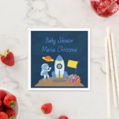 Planet Party Baby-Empfangsfeier Serviette (Beispiel)