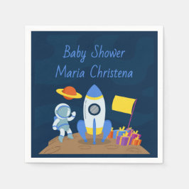 Planet Party Baby-Empfangsfeier Serviette