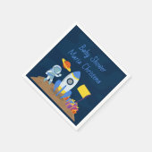 Planet Party Baby-Empfangsfeier Serviette (Ecke)