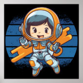 Planet Pionier-Prinzessin Poster (Vorne)