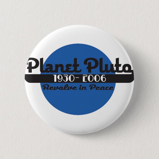 Planet Pluto Button (Vorderseite)