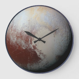 Planet Pluto Große Wanduhr