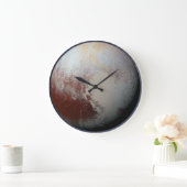 Planet Pluto Große Wanduhr (Zuhause)