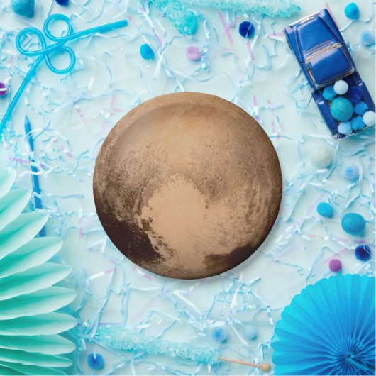 PLANET PLUTO: HABEN SIE EIN HERZ! (Sonnensystem) ~ Pappteller (Party)