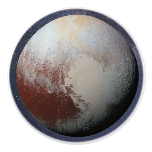 Planet Pluto Keramikknauf (Vorderseite)