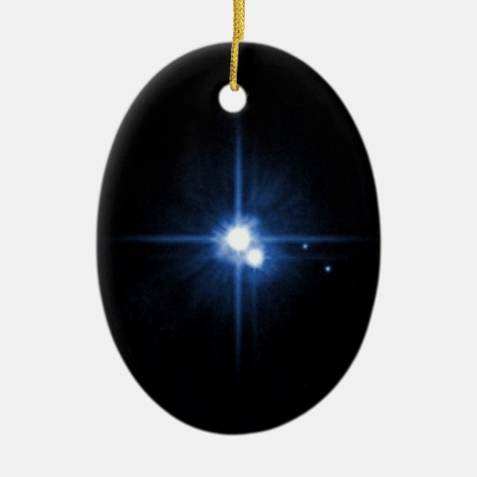 Planet Pluto Mond Charon NASA Keramikornament (Vorne)