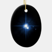 Planet Pluto Mond Charon NASA Keramikornament (Hinten)