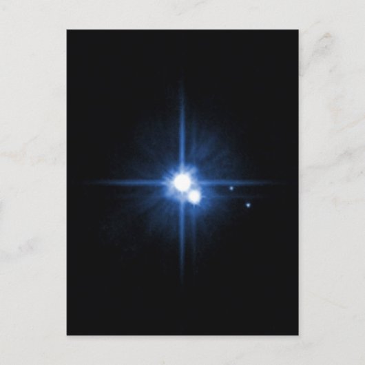 Planet Pluto Mond Charon NASA Postkarte (Vorderseite)