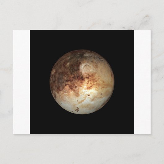 PLANET PLUTO Natural (Sonnensystem) ~ Postkarte (Vorderseite)