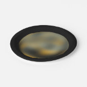Planet-Pluto-Papier-Teller Pappteller (Schrägansicht)