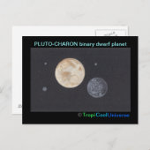 Planet PLUTO Postcard Postkarte (Vorne/Hinten)