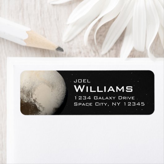 Planet Pluto Solar System Space Rücksendeadresse (Insitu)