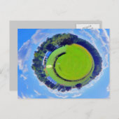 Planet Postkarte (Vorne/Hinten)