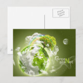 Planet Postkarte (Vorne/Hinten)