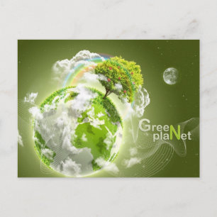 Planet Postkarte