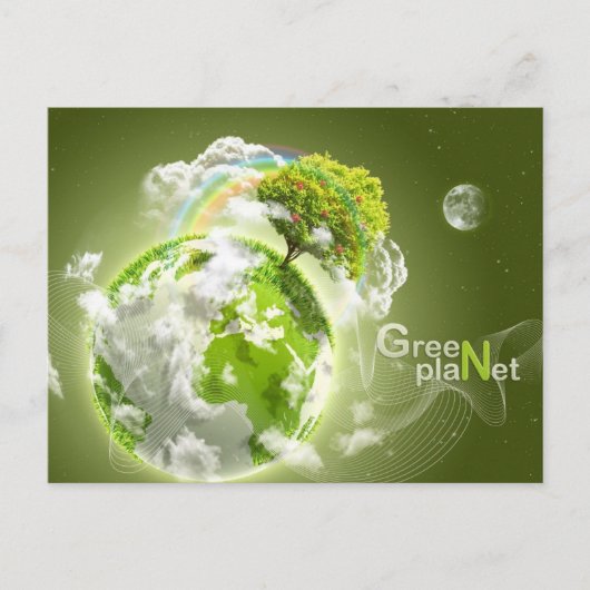 Planet Postkarte (Vorderseite)