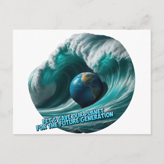 Planet Postkarte (Vorderseite)