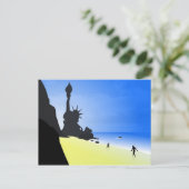 Planet-Postkarte Postkarte (Stehend Vorderseite)