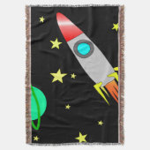 Planet-Raketenstars Decke (Vorderseite Vertikal)