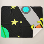 Planet-Raketenstars Sherpadecke (Vorderseite (Horizontal))