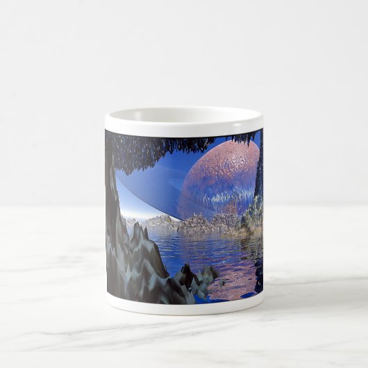 Planet Rising Kaffeetasse (Mittel)