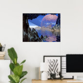 Planet Rising Poster (Heimbüro)
