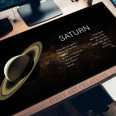 Planet Saturn Astronomie Schreibtischunterlage