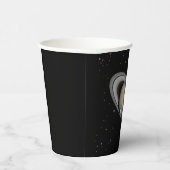 Planet Saturn Aurora und Rings Pappbecher (Rechts)