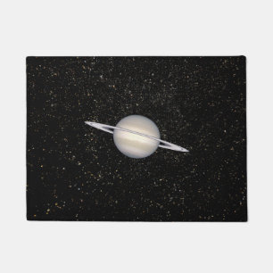 Planet Saturn Fußmatte