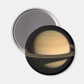 Planet Saturn Magnet (Vorderseite/Rückseite)