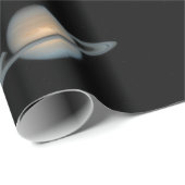 Planet Saturn mit Ringmuster Geschenkpapier (Rolleneckpunkt)