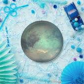 Planet Saturn Mondtian Pappteller (Party)
